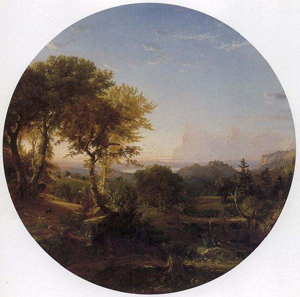 Jasper Francis Cropsey Green Mountain Scenery, Germany oil painting art